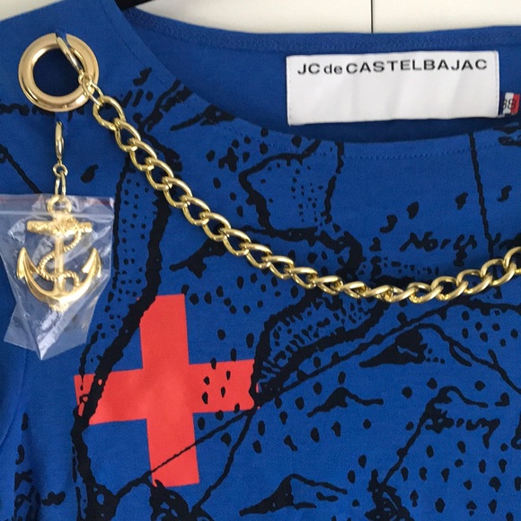 New JC de Castelbajac T-shirt sz38 Italian. S US - Picture 3 of 6